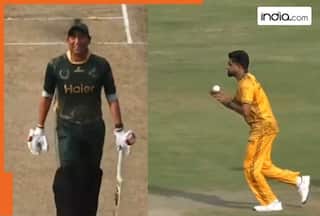 WATCH: Babar Azam stuns with all-round performance, dismisses Pakistan Test legends in PSL Exhibition match