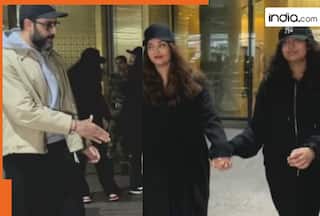 Abhishek Bachchan shows sweet gesture towards Aishwarya Rai as they return from trip with Aaradhya, netizens react ‘They look so…’