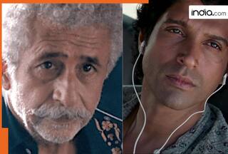 Farhan Akhtar hits back at Naseeruddin Shah’s criticism on his performance, says: ‘This person doesn’t respect…’