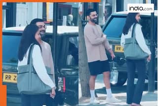 Virat Kohli and Anushka Sharma spotted casually walking on the streets of London, holding an umbrella, chatting with…, watch viral video