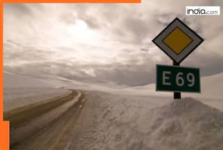 At world's end...: The 'Last Road of the World' is located in THIS country, there's no land beyond it, the highway is...