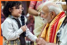 'Warrior and savior...': PM Modi celebrates Raksha Bandhan with school kids at Delhi residence