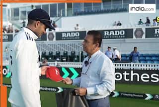 WATCH: Sunil Gavaskar went to Shubman Gill after he narrowly missed the record of being..., gives him a priceless gift of...