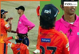 WATCH: Nitish Rana furious exchange of words with the umpire during Delhi Premier League 2025, it was due to...