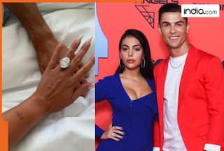 Cristiano Ronaldo gifts super expensive ring worth Rs… to his girlfriend Georgina Rodriguez after they...