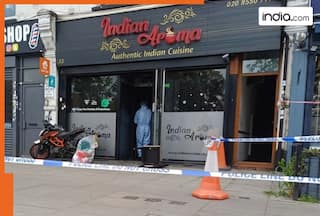 Massive fire breaks out at London's Indian restaurant, 5 people suffer serious burn injuries, CCTV footage points to hate crime