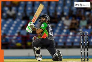 WATCH: Pakistan star Mohammad Rizwan's maiden CPL fifty goes in vain as Preity Zinta's team…