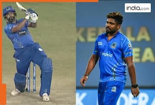 WATCH: 6 runs required from 1 ball, Sanju Samosn's teammate pulls off...