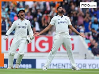 WATCH: Mohammed Siraj seals India's narrowest Test match win and celebrates with a 'Siuu'