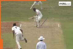 WATCH: Star India pacer BLASTS middle-stump on fiery comeback