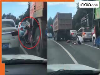 'जाको राखे साईंया, मार सके न कोय...', लड़की के ऊपर से गुजर गया ट्रक, लेकिन नहीं आई एक भी खरोंच, VIDEO