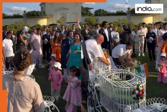 Mukesh Ambani family spotted enjoying in London, Shloka Mehta and Radhika Merchant fly birds with kids, Nita Ambani joins in, Watch viral video