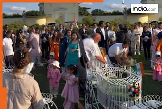 Mukesh Ambani family spotted enjoying in London, Shloka Mehta and Radhika Merchant fly birds with kids, Nita Ambani joins in, Watch viral video