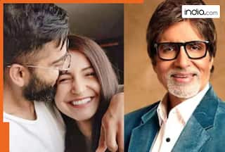 Amitabh Bachchan's fun banter with Anushka Sharma over Virat Kohli's flying kiss leaves KBC audience in splits: 'Hum sab dekhte hain...' |  Watch viral video