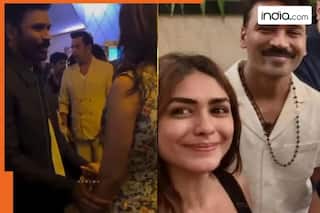 Dhanush dating Mrunal Thakur? Video of them holding hands goes viral - Watch