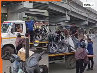 Scooty Girl Ka Video: ट्रैफिक पुलिस ने उठवाई स्कूटी तो रोने लगी लड़की, फिर जो दिखा यकीन ना करेंगे | देखें वीडियो