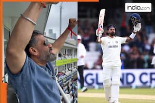 Viral Video: KL Rahul's in-laws Suniel Shetty and Ahan Shetty scream, celebrate team India's victory over England
