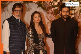 Amitabh Bachchan said Aishwarya Rai might face ‘glass ceiling’ in Hollywood, while Abhishek Bachchan praised her for...