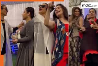 Rekha lights up the dance floor on 