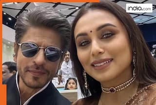 Shah Rukh Khan grabs Rani Mukerji's saree pallu at 71st National Awards ceremony, 'Kitni baar dil jeetoge SRK babu...', say netizens, video goes viral