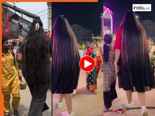 Ladki Ka Video: बाजार में 6 फीट 4 इंच लंबी लड़की को देख चौंके लोग, कई तो मुड़-मुड़कर देखते रहे | देखें वीडियो