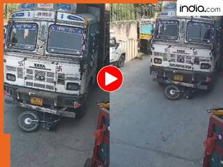 Video: दिल दहला देने वाला हादसा! घायल पिता के पास बैठकर चीखता रहा बच्चा, तेज रफ्तार ट्रक ने दिया था धक्का