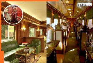 India's most expensive train charges Rs 2100000 for a single ride! Has walls of gold and silver, it runs from..., name is...