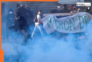 Violent protests rock France after Macron appoints..., 200 arrested as protesters clash with police
