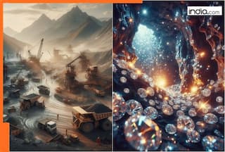 World's largest diamond mine remains shut for 3 months each year due to...; not located in South Africa, China, US, India, Australia, the country is...