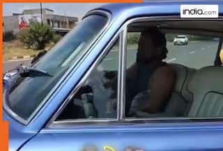 WATCH: MS Dhoni takes his vintage Rolls Royce for a ride in Ranchi, video goes viral