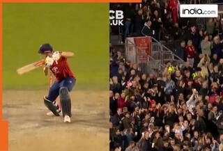 WATCH: England Cricket Team breaches 300-run barrier for first time ever, fans go crazy, video goes viral