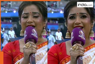 WATCH: Shreya Ghosal dazzles while singing National Anthem in ICC Women's ODI World Cup 2025 opener