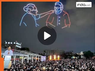 छत्रपति शिवाजी से लेकर PM मोदी तक, 1000 ड्रोन्स ने आसमान में दिखाया गजब का नजारा, Viral Video देख आप भी हो जाएंगे हैरान