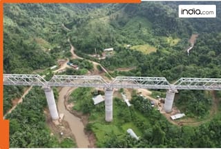 PM Modi inaugurates Mizoram's rail line with India's second-highest bridge, 45 tunnels, 55 major bridges, and 88 minor bridges