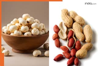 मखाना या मूंगफली.....कमजोर शरीर के लिए क्या है ज्यादा हेल्दी?