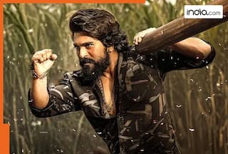 The makers of Ram Charan's Peddi drop a stunning poster, marks his 18 years in Telugu industry