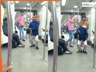 Metro Ka Video: दिल्ली मेट्रो में शख्स ने किया ऐसा डांस, जिसने देखा घंटों तक हंसी नहीं रोक पाया