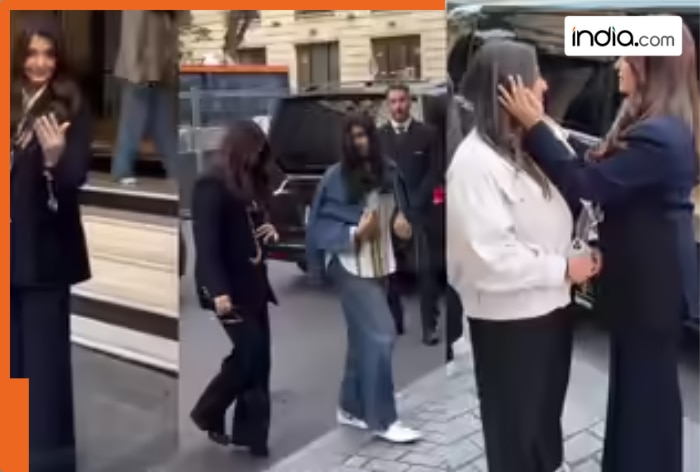 Aishwarya Rai proves why she’s the queen! Hugs emotional fan in Paris, internet hails her grace - Watch viral video
