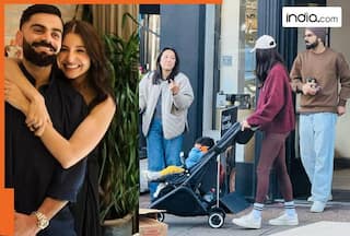 Anushka Sharma, Virat Kohli enjoy family time, spotted with son Akaay in..., pics go viral