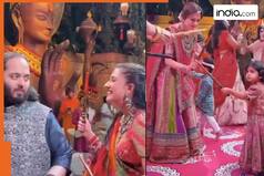 Nita Ambani joins 'bahus' Radhika and Shloka for joyous garba and dandiya performance at Antilia's Navratri 2025 celebrations