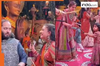 Nita Ambani joins 'bahus' Radhika and Shloka for joyous garba and dandiya performance at Antilia's Navratri 2025 celebrations