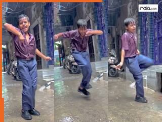 Dance Ka Video: बारिश में खुद को रोक ना सका स्कूली बच्चा, अक्षय कुमार के गाने पर किया खूबसूरत डांस | देखें वीडियो