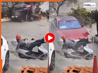 Funny Video Today: थकान हुई तो स्कूटी पर ही सो गया शख्स, मगर पहली ही झपकी में रोंगटे खड़े हो गए | देखें वीडियो