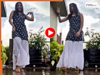 Ladki Ka Video: छत पर कैमरा लगाकर डांस करने लगी लड़की, तभी दिखा कुछ ऐसा तुरंत भाग गई | देखें वीडियो
