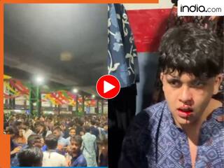 Video: डांडिया नाइट में हुई भयानक मारपीट..गरबा खेलते युवक को बुरी तरह पीटा, नाक से खून बहता देखकर लोग हुए हैरान
