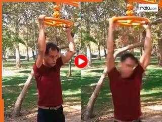 Funny Video Today: 'शक्तिमान' से भी तेज घूम गया लड़का, देखकर 'तमराज किलविश' भी भाग जाएगा आज | देखें वीडियो