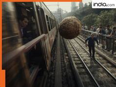 दिल दहला देने वाली घटना! चलती ट्रेन से फेंका नारियल गिरा शख्स के ऊपर, हुई मौत