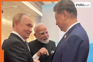 PM Modi, Putin and Xi Jinping share hugs and smiles at SCO Summit, video goes viral | Watch