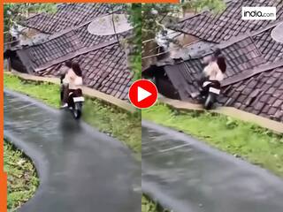 Scooty Girl Ka Video: स्कूटी छोड़कर बाइक दौड़ाने लगी स्कूटी गर्ल, तभी जो हुआ सोच नहीं सकते | देखें वीडियो