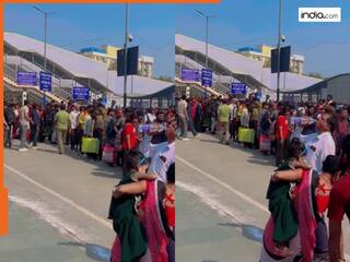 Train Ka Video: दिवाली-छठ पर ट्रेन पकड़ने पहुंचा शख्स, मगर भीड़ देखकर चकरा गया बेचारा । देखिए VIDEO